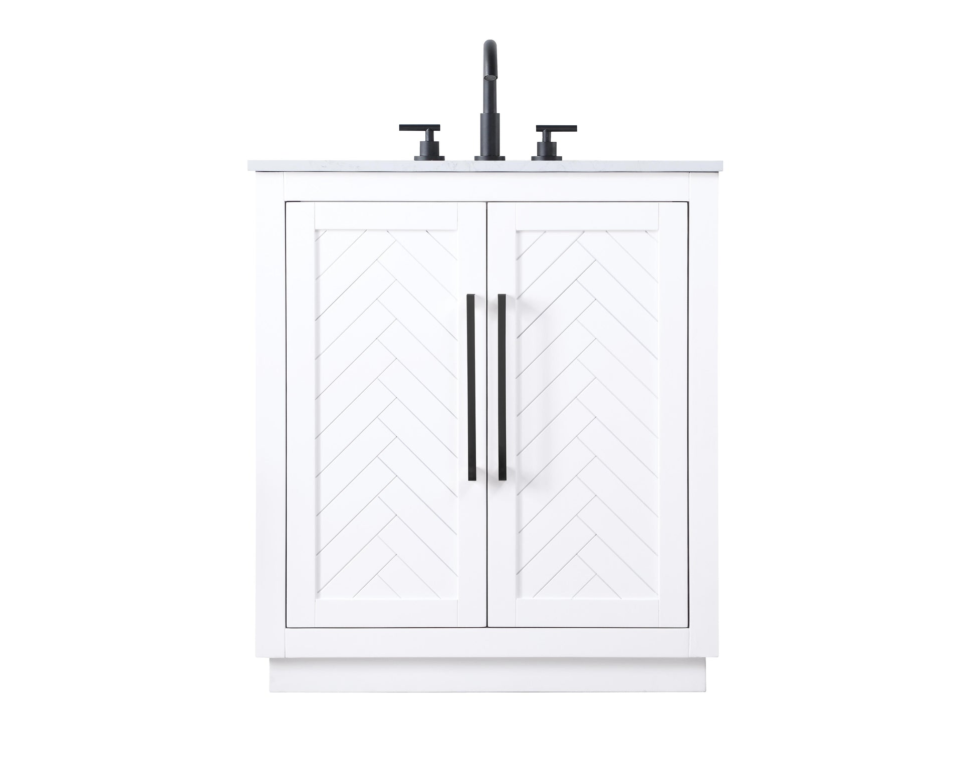 30 inch Single Bathroom Vanity in White