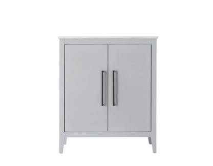 30 Inch Single Bathroom Vanity In Grey