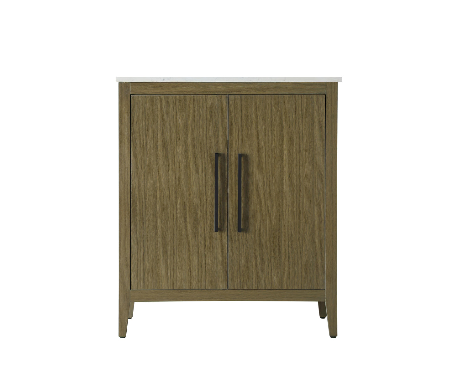 30 Inch Single Bathroom Vanity In Chestnut Brown