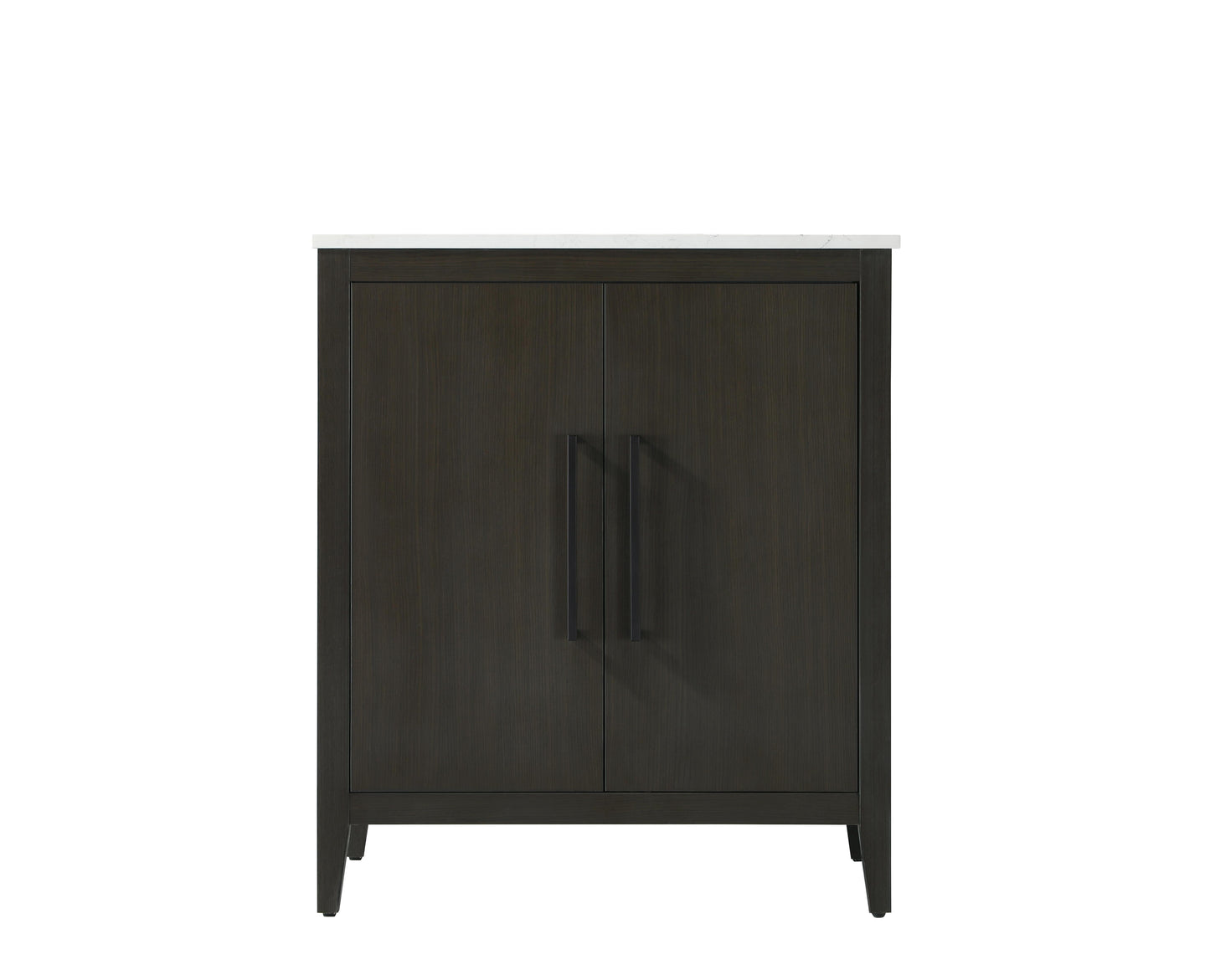 30 Inch Single Bathroom Vanity In Mocha Brown