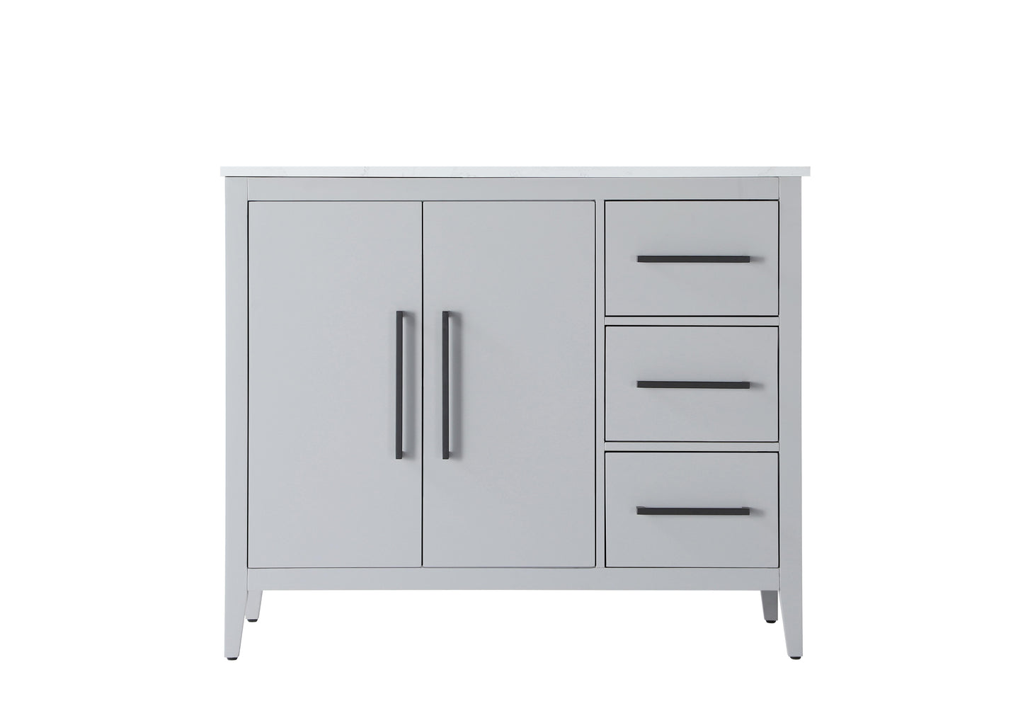 42 Inch Single Bathroom Vanity In Grey