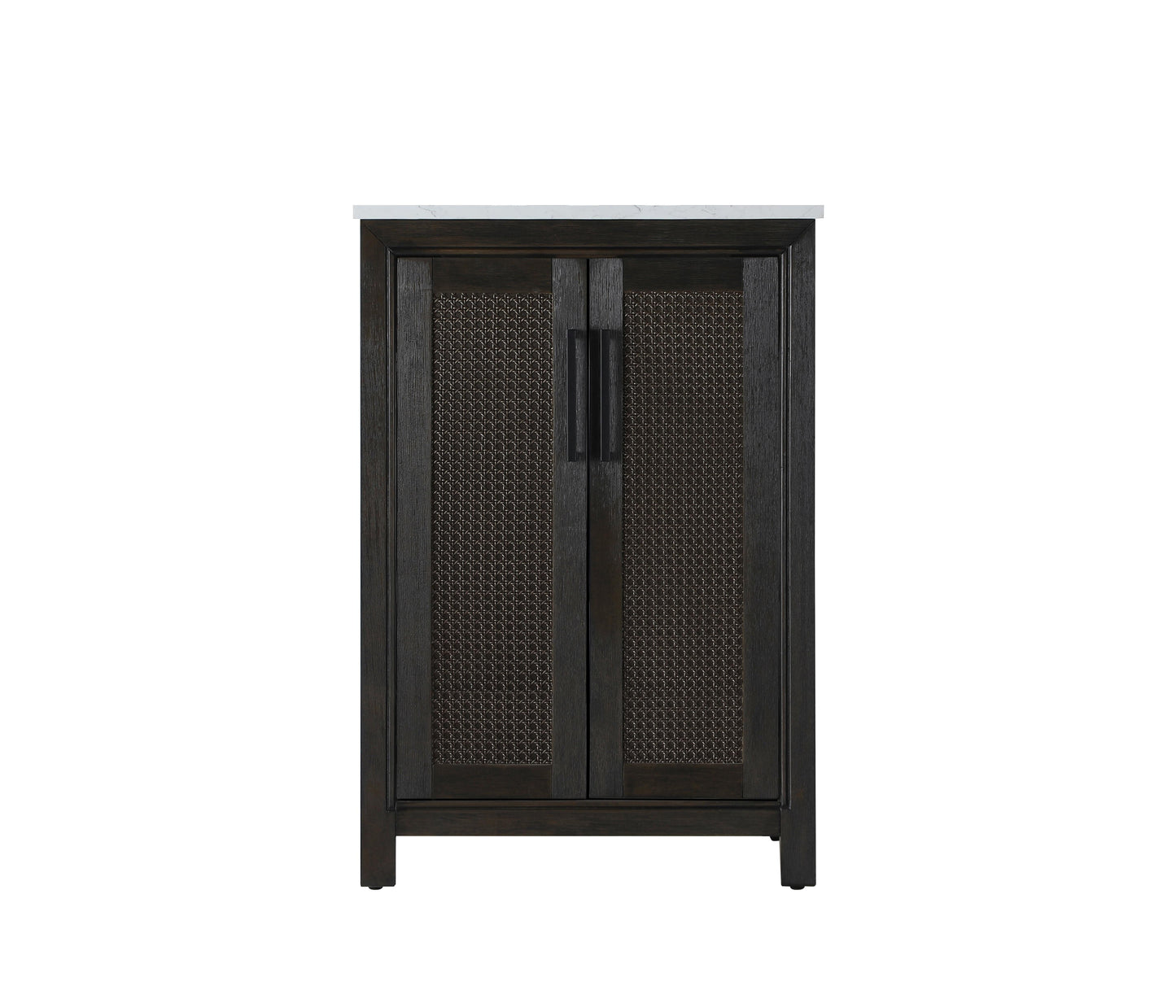 24 Inch Single Bathroom Vanity In  Chocolate Oak