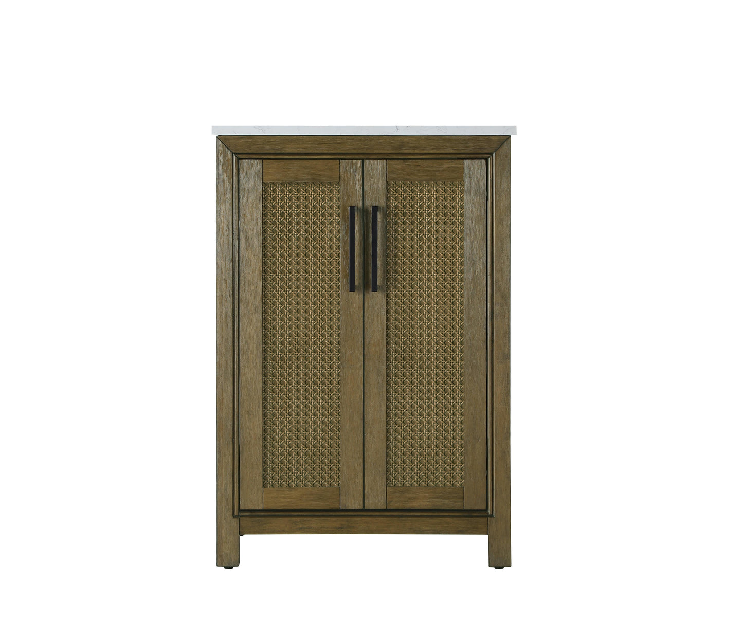 24 Inch Single Bathroom Vanity In Hazel Oak