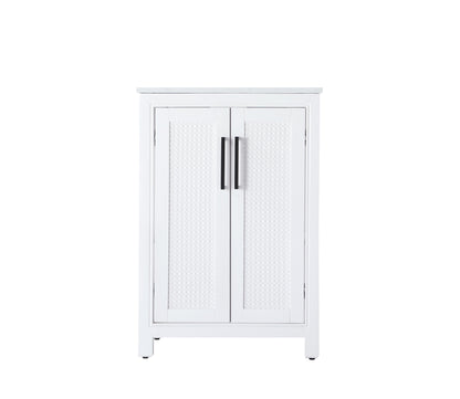 24 Inch Single Bathroom Vanity In White