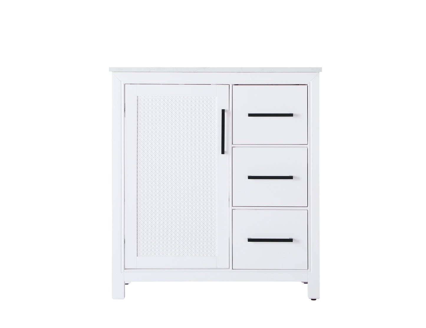 32 Inch Single Bathroom Vanity In White