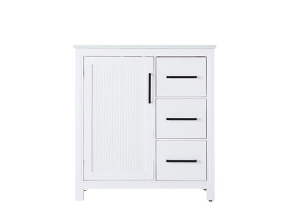 32 Inch Single Bathroom Vanity In White