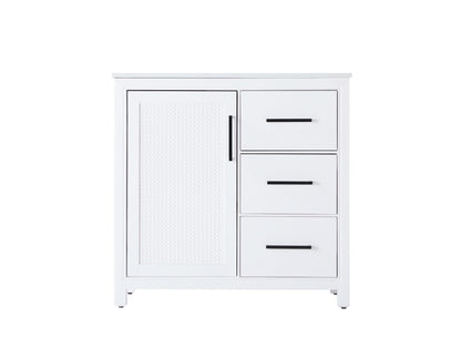 36 Inch Single Bathroom Vanity In White
