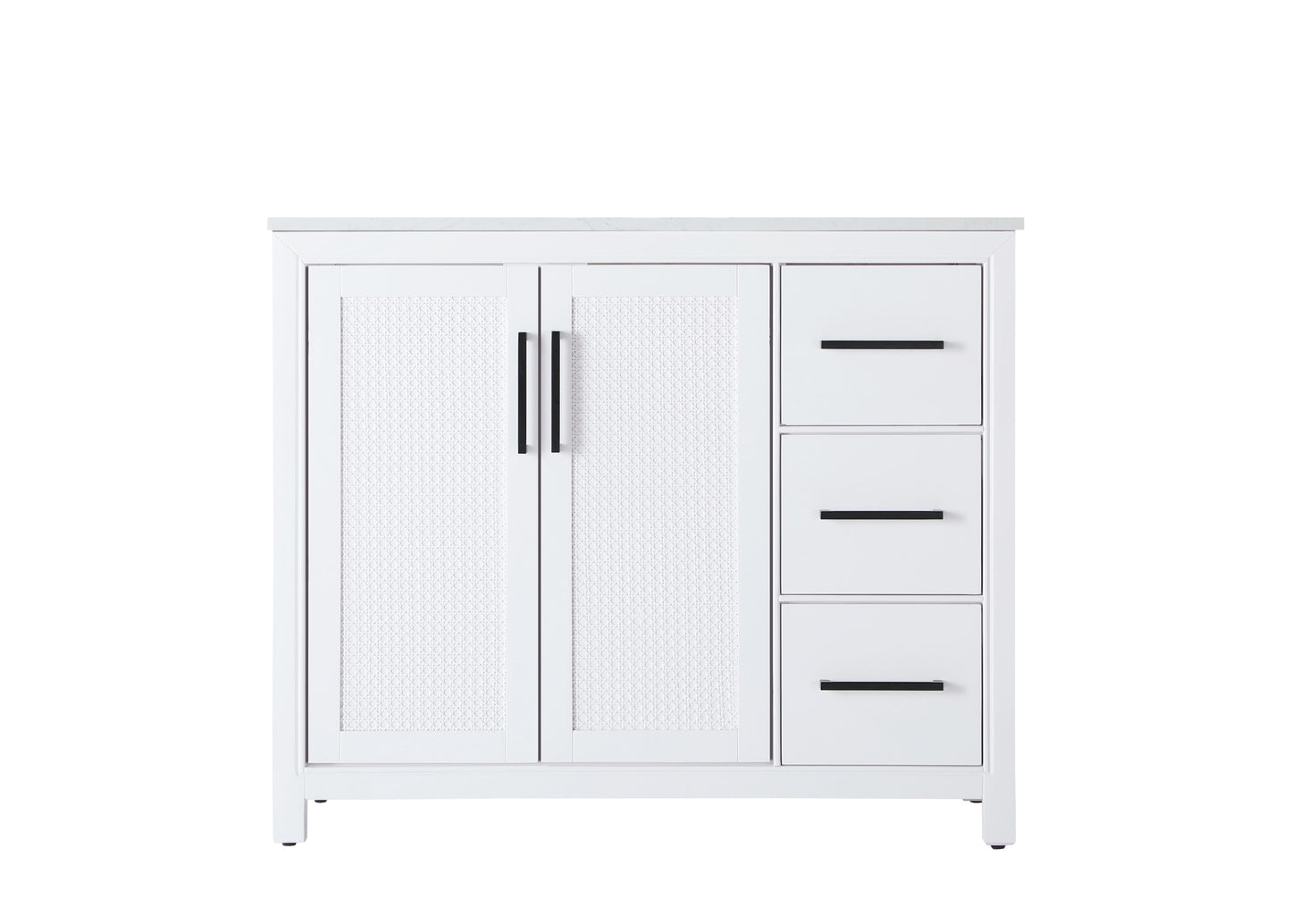 42 Inch Single Bathroom Vanity In White