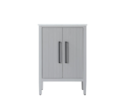 24 inch Single Bathroom Vanity in Grey