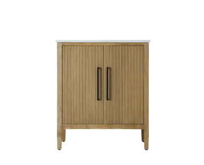 30 inch Single Bathroom Vanity in Linen Oak