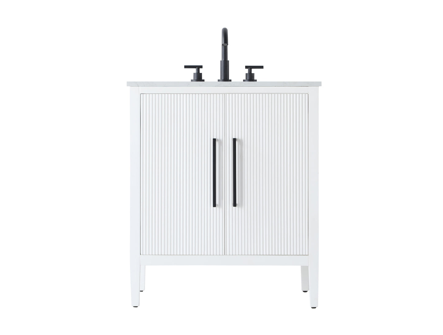 30 inch Single Bathroom Vanity in White
