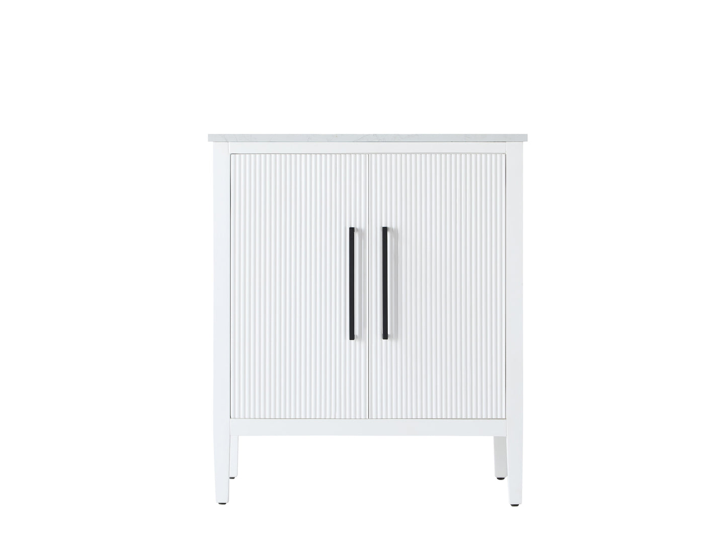 30 inch Single Bathroom Vanity in White