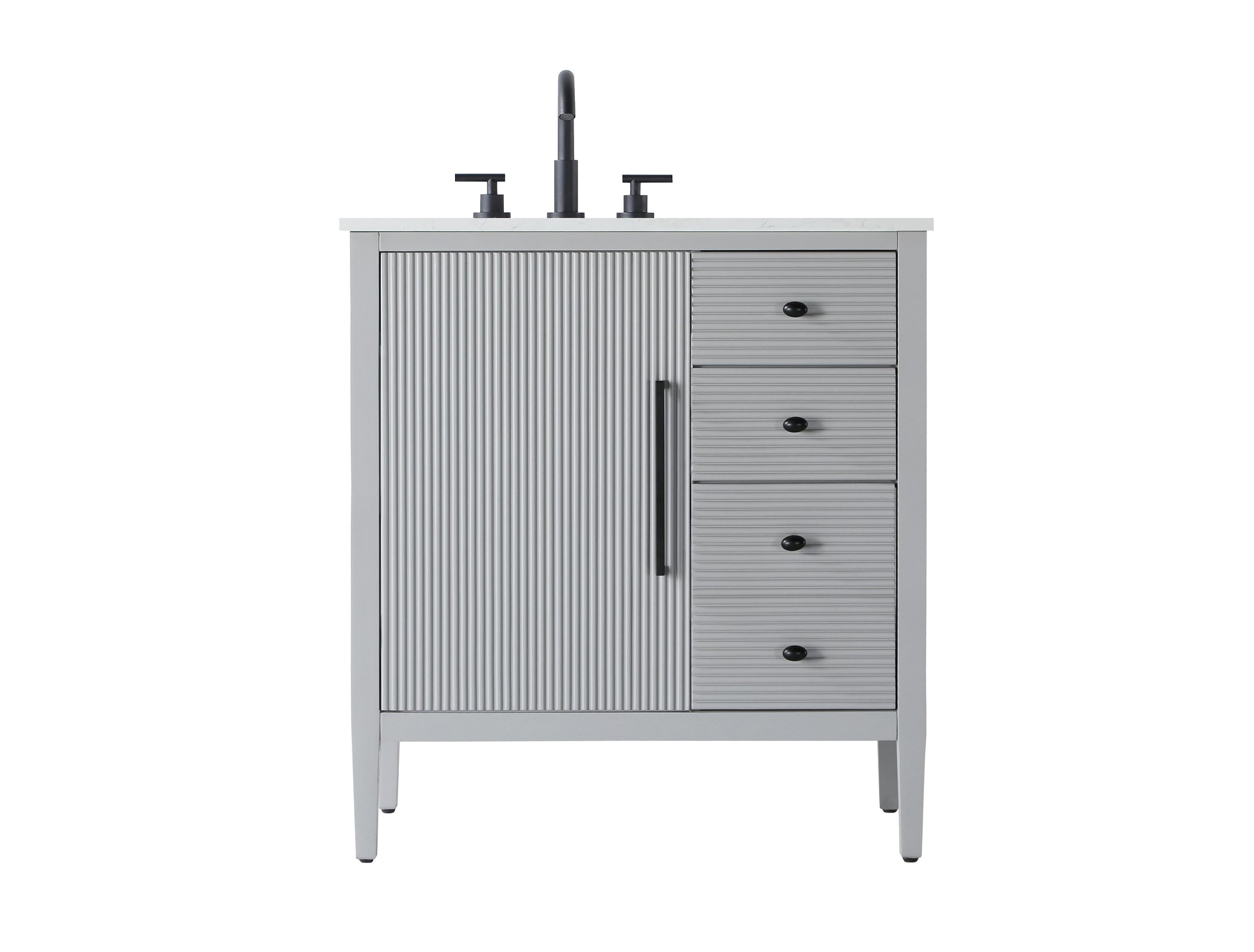 32 inch Single Bathroom Vanity in Grey