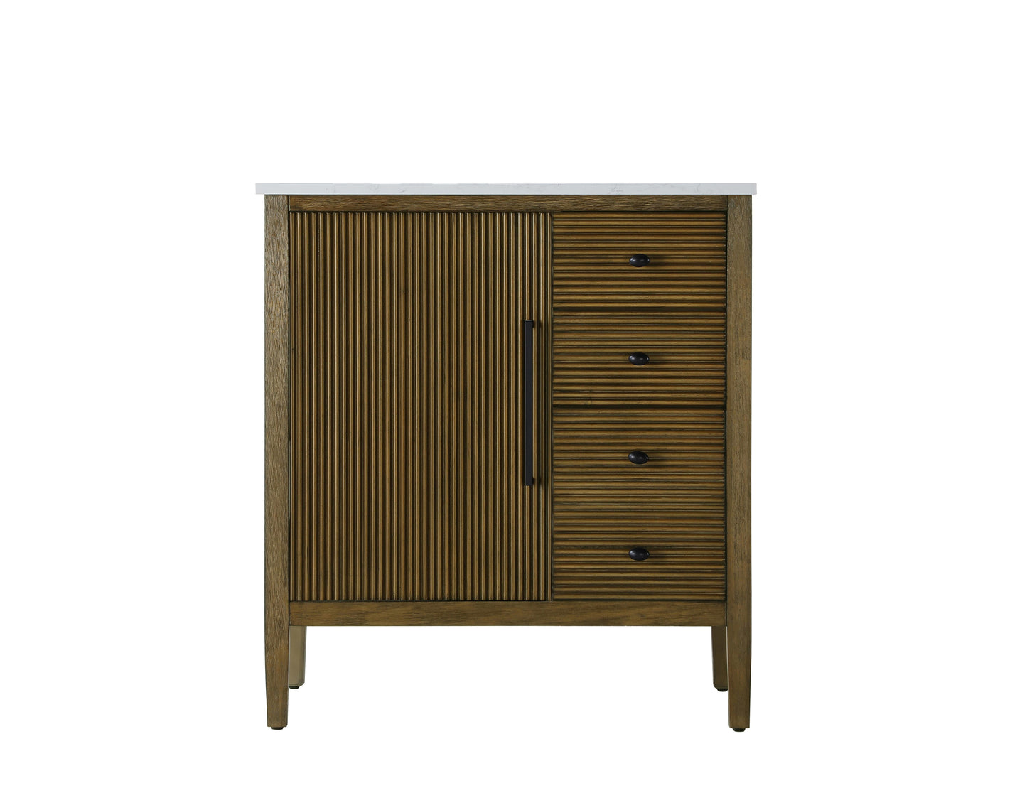 32 inch Single Bathroom Vanity in Hazel Oak