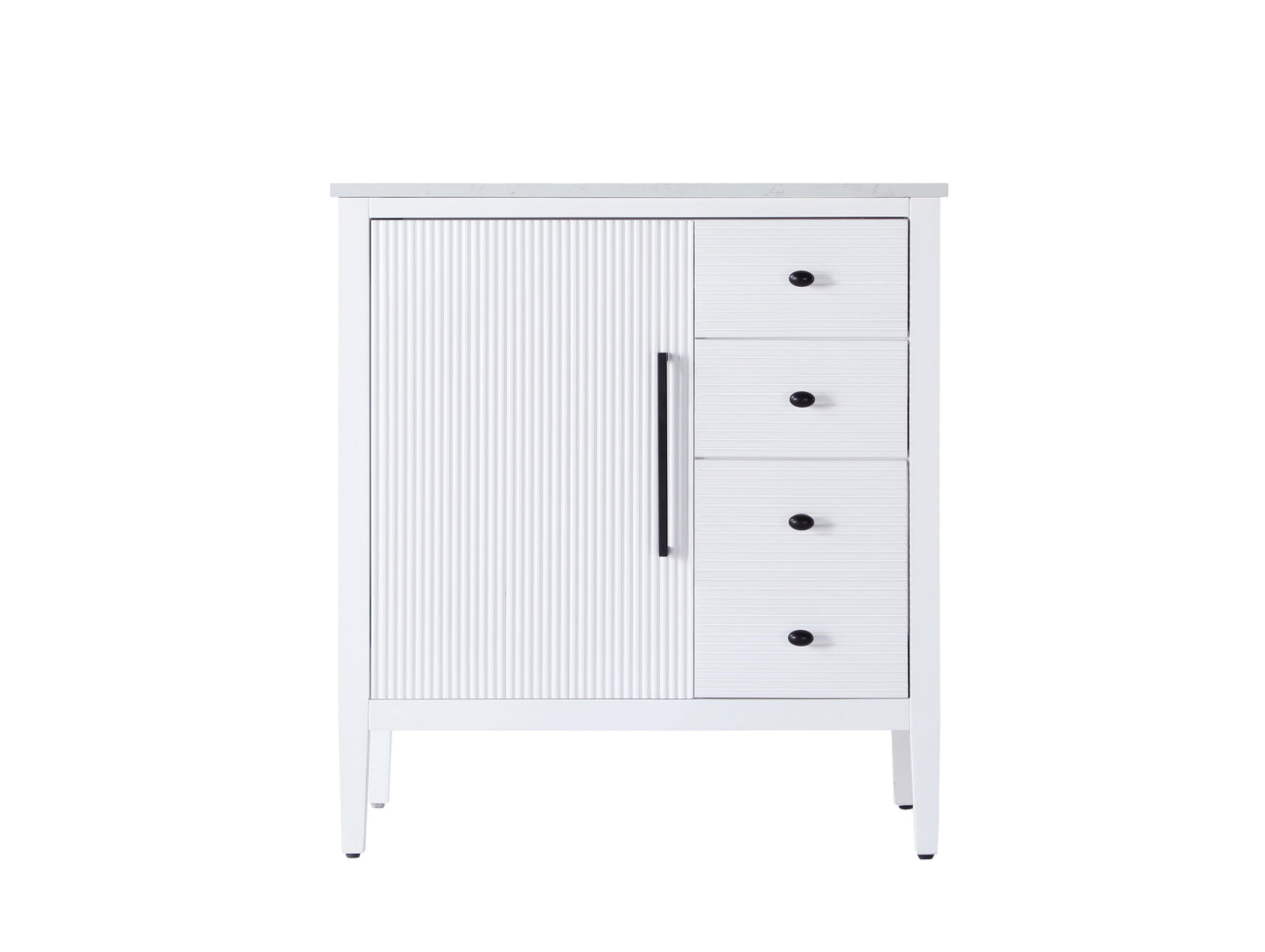 32 inch Single Bathroom Vanity in White