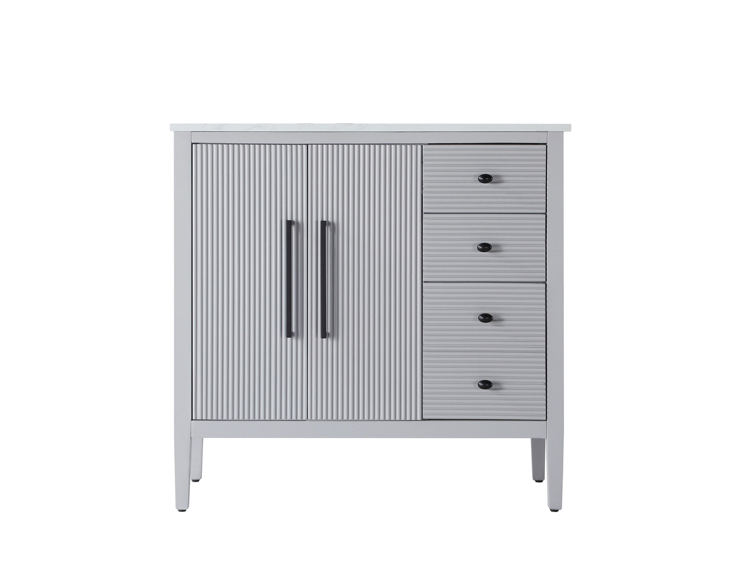 36 inch Single Bathroom Vanity in Grey