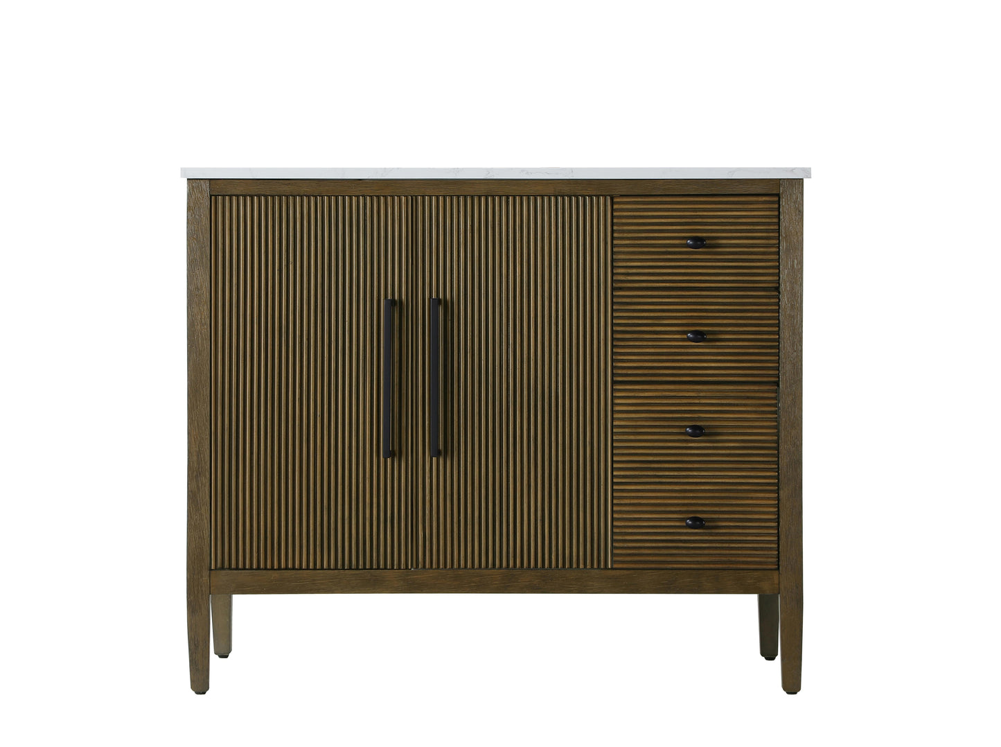 42 inch Single Bathroom Vanity in Hazel Oak