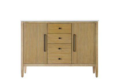 48 inch Single Bathroom Vanity in Linen Oak