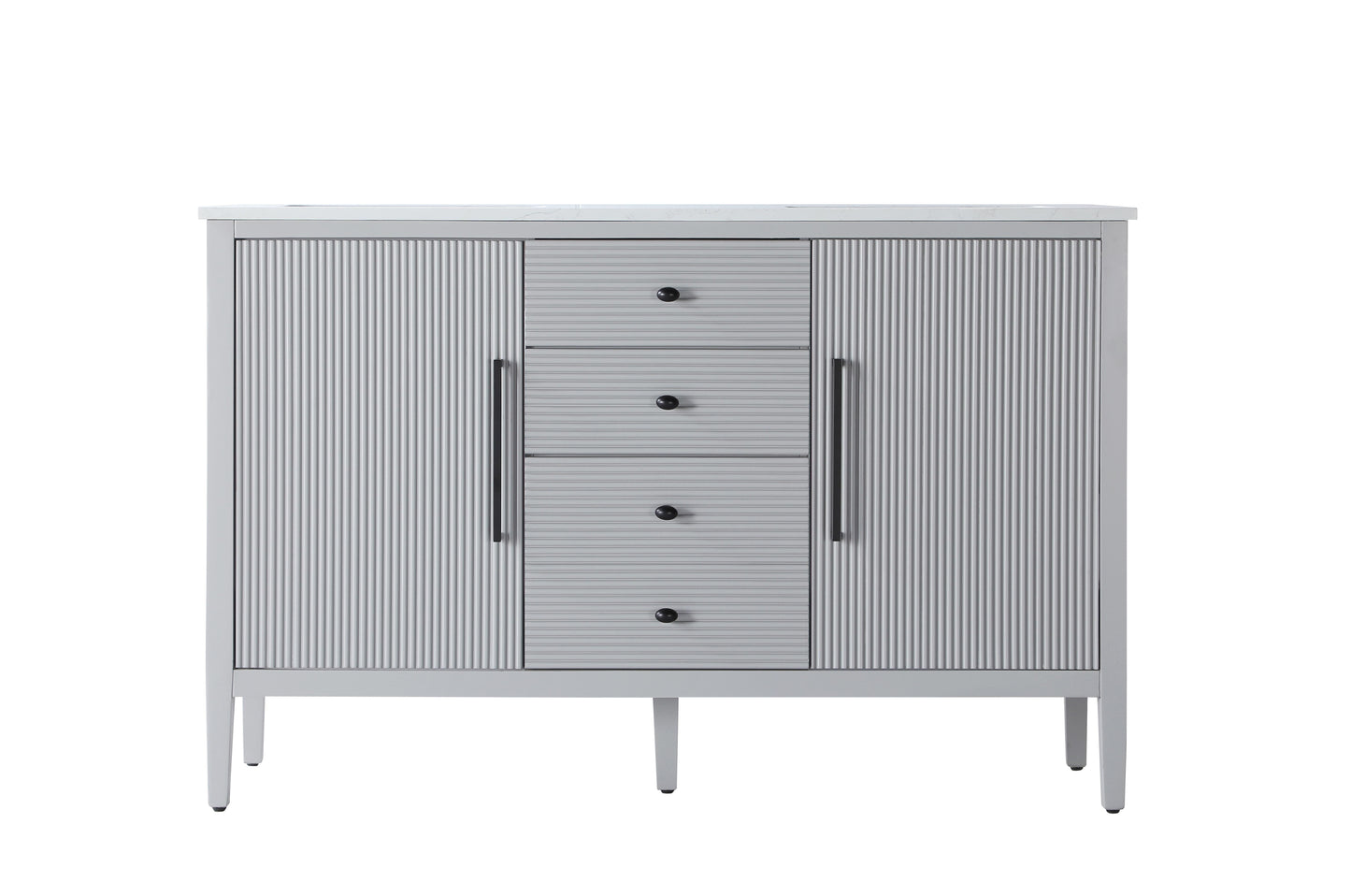 54 inch Double Bathroom Vanity in Grey