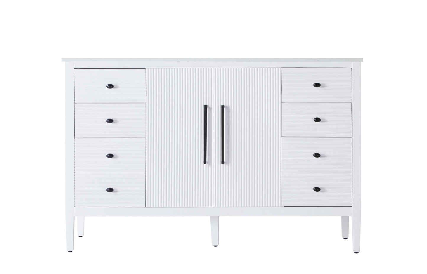 54 inch Single Bathroom Vanity in White