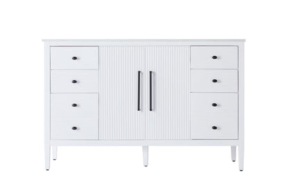 54 inch Single Bathroom Vanity in White