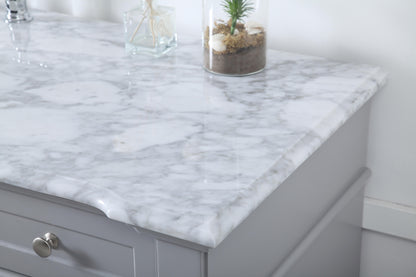 60 inch Single Bathroom Vanity set in Grey