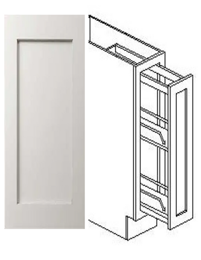Value-Line Shaker base spice-rack cabinet