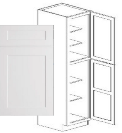 Value-Line Shaker pantry full-height cabinet