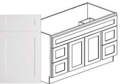 Value-Line Shaker vanity cabinet