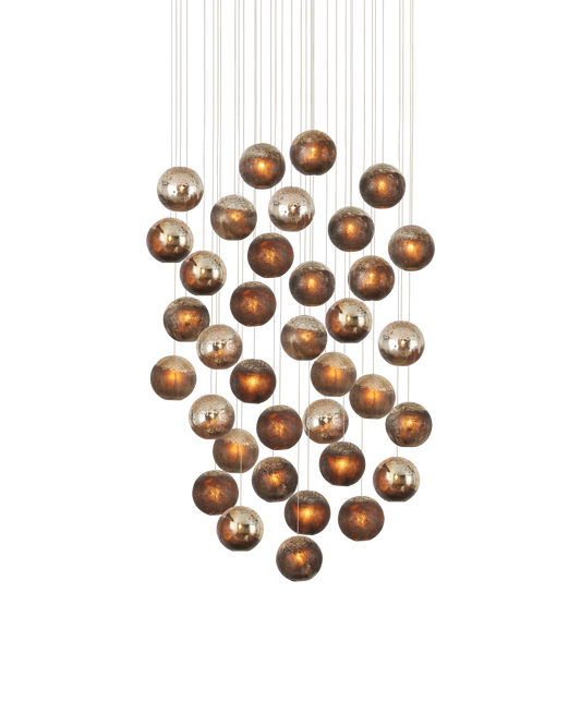 Pathos 36-Light Round Multi-Drop Pendant