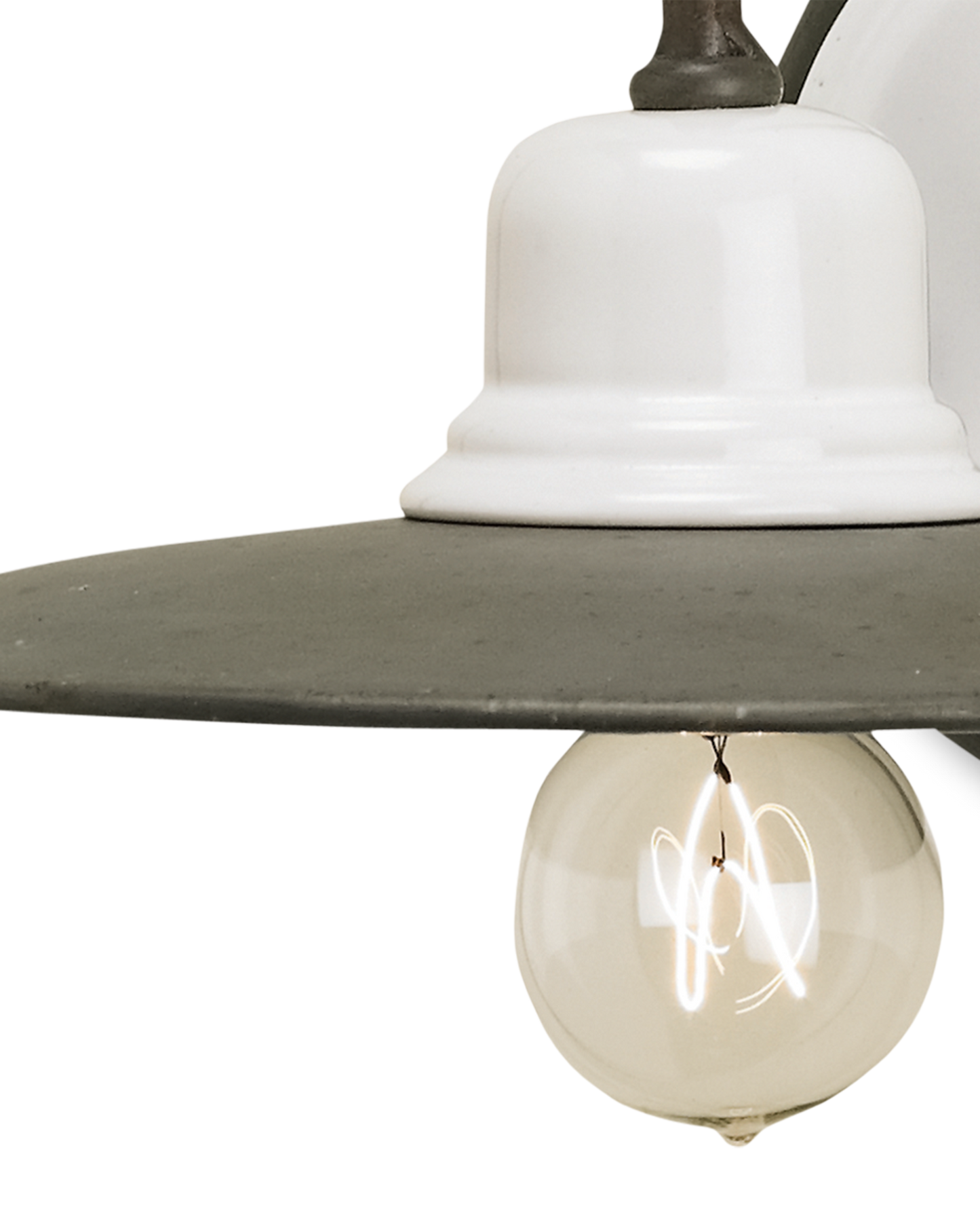 Eastleigh Gray & White Wall Sconce