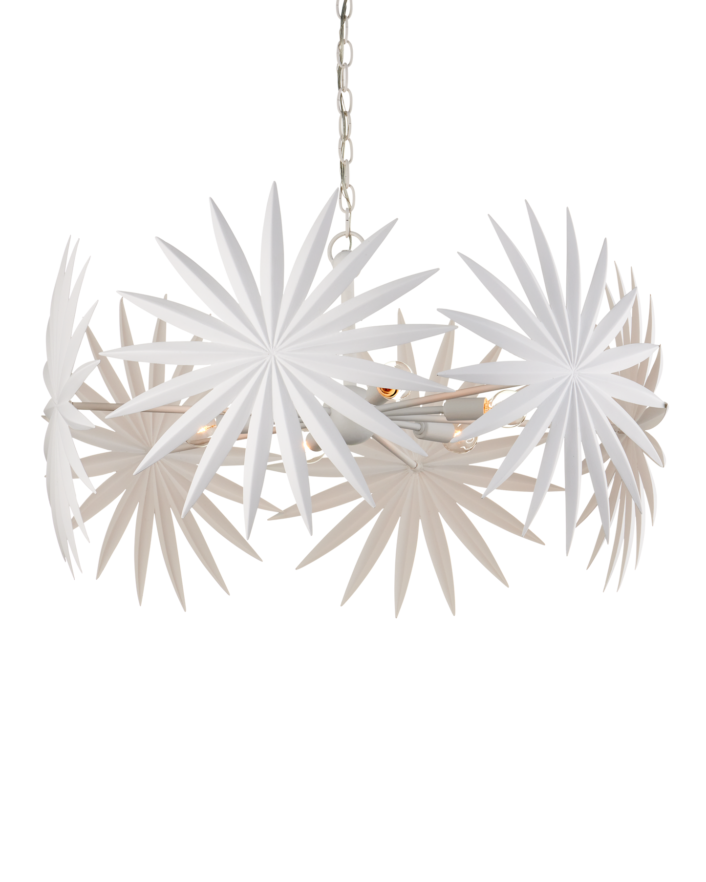Bismarkia Small White Chandelier