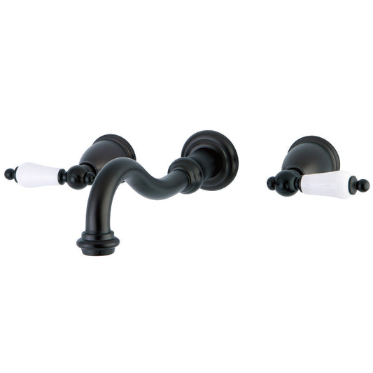 Vintage Wall-Mount Bathroom Faucet in Oil Rubbed Bronze
