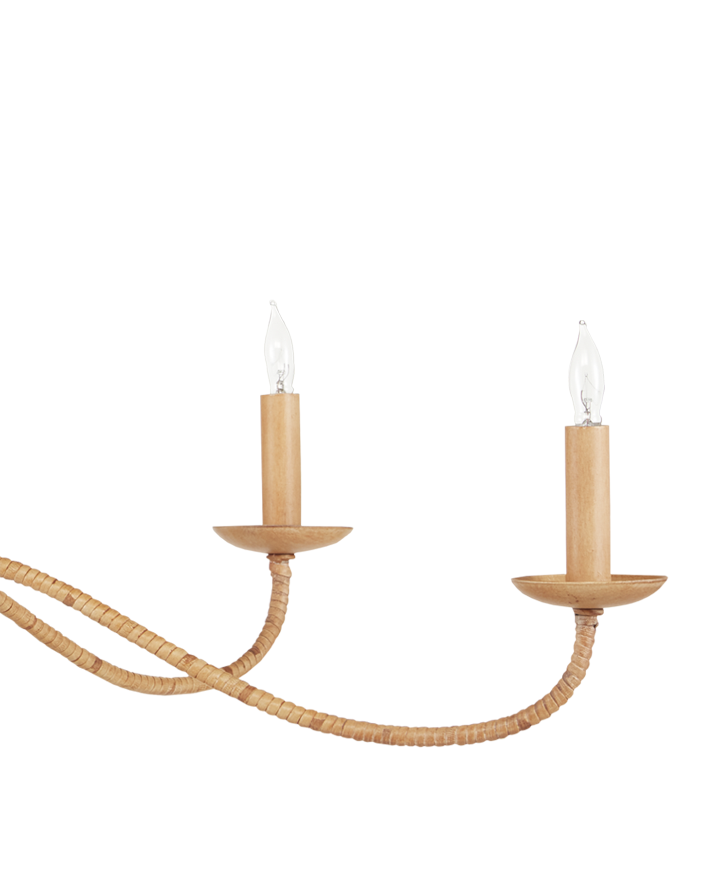 Saxon Small Tan Chandelier