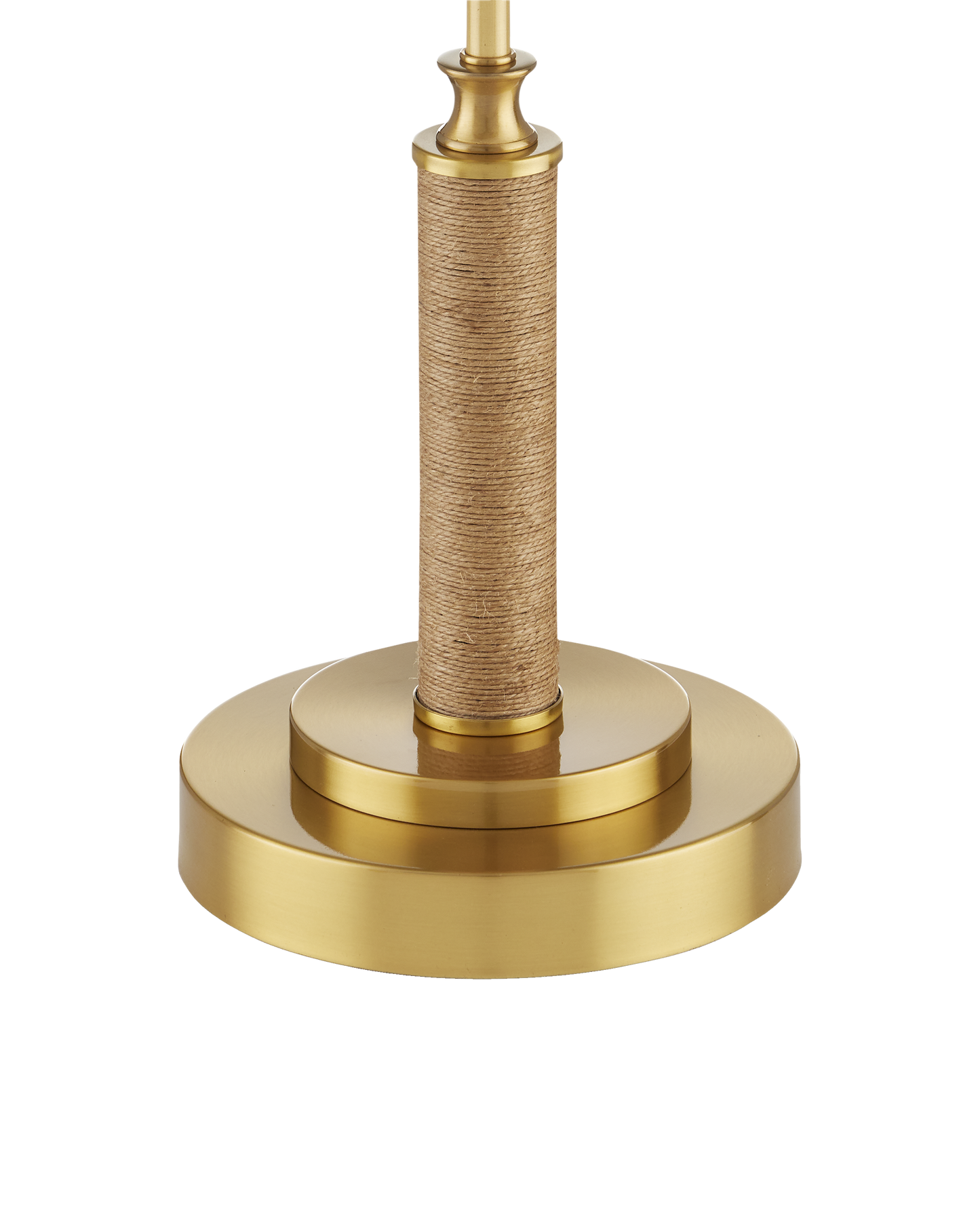 Ippolito Brass Console Lamp