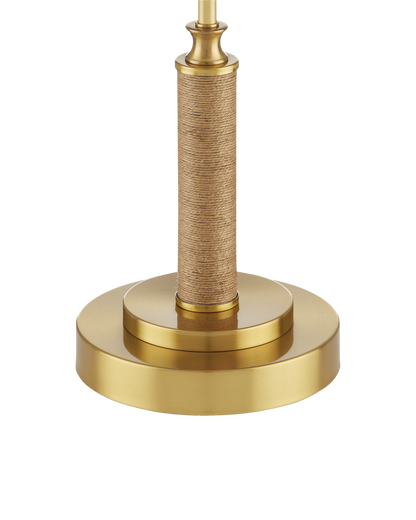 Ippolito Brass Console Lamp