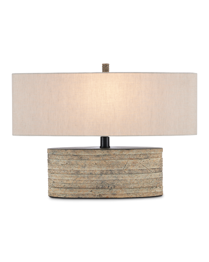 Innkeeper Rustic Oval Table Lamp