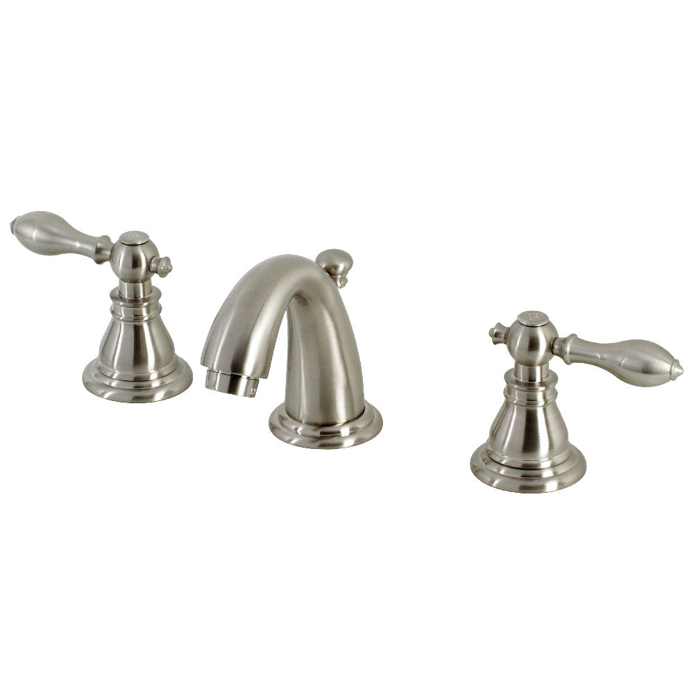 American Classic Widespread Bathroom Faucet in Brushed Nickel