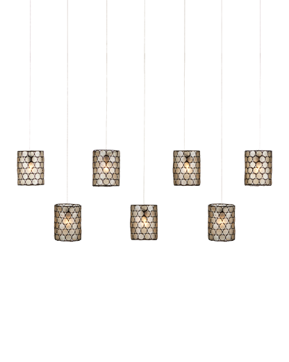 Regatta 7-Light Linear Multi-Drop Pendant