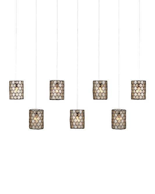 Regatta 7-Light Linear Multi-Drop Pendant