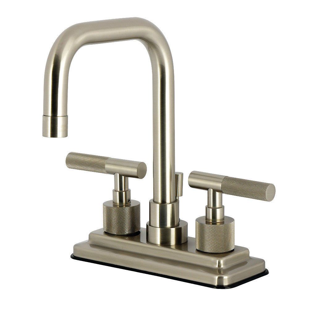 Convergent 4 Inch Centerset Bathroom Faucet in Brushed Nickel