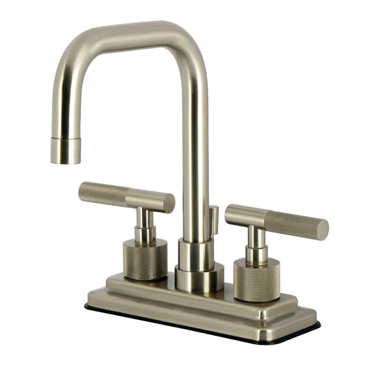 Convergent 4 Inch Centerset Bathroom Faucet in Brushed Nickel