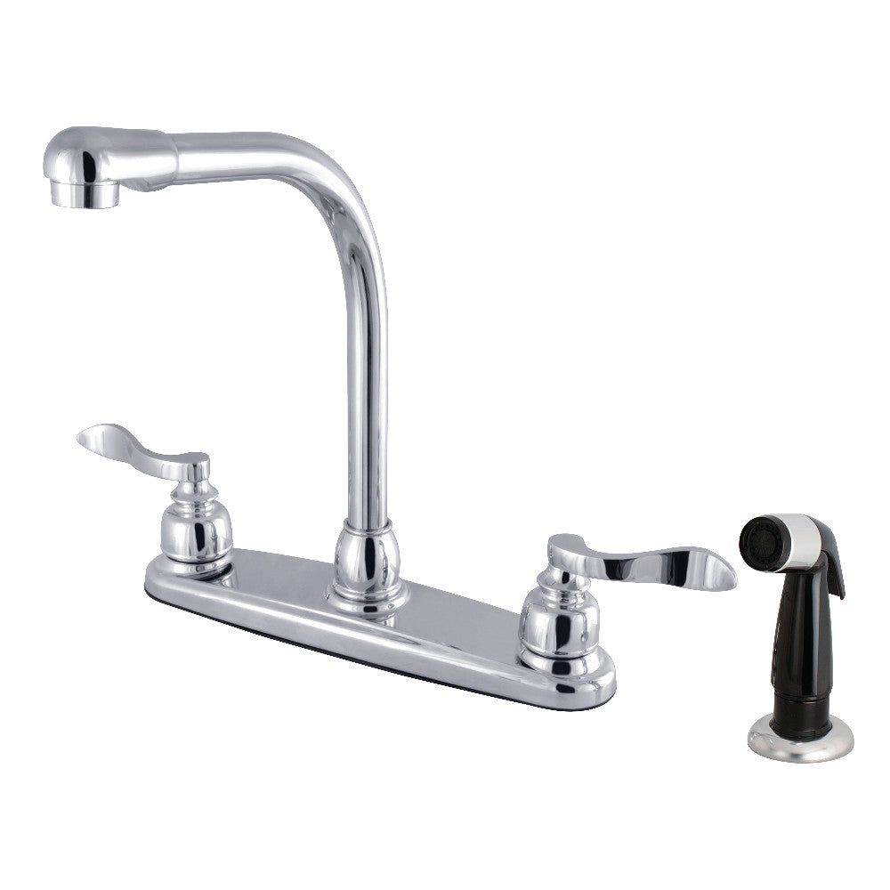 NuWave French Centerset Kitchen Faucet in Polished Chrome