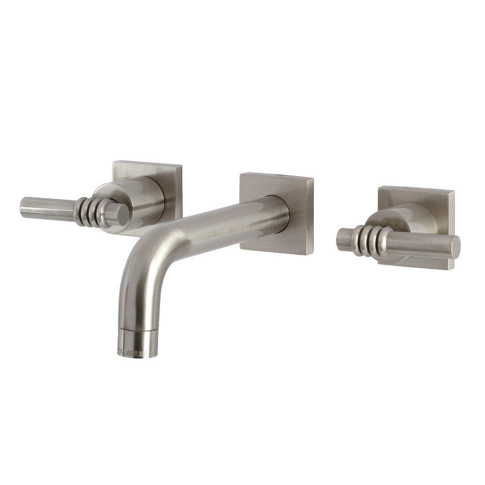 Milano Wall-Mount Bathroom Faucet in Brushed Nickel