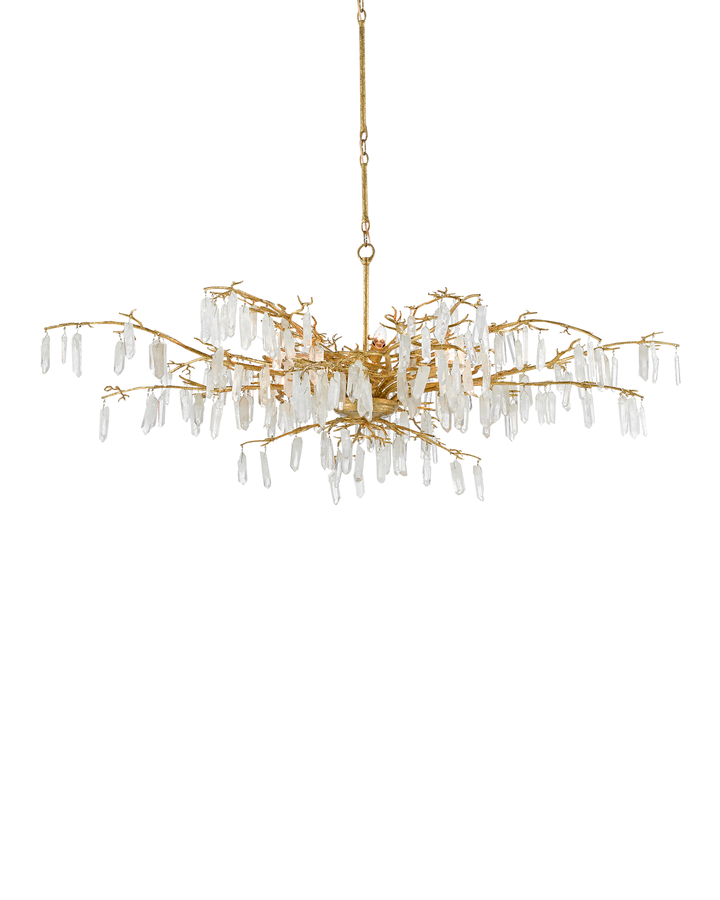Forest Dawn Gold Chandelier