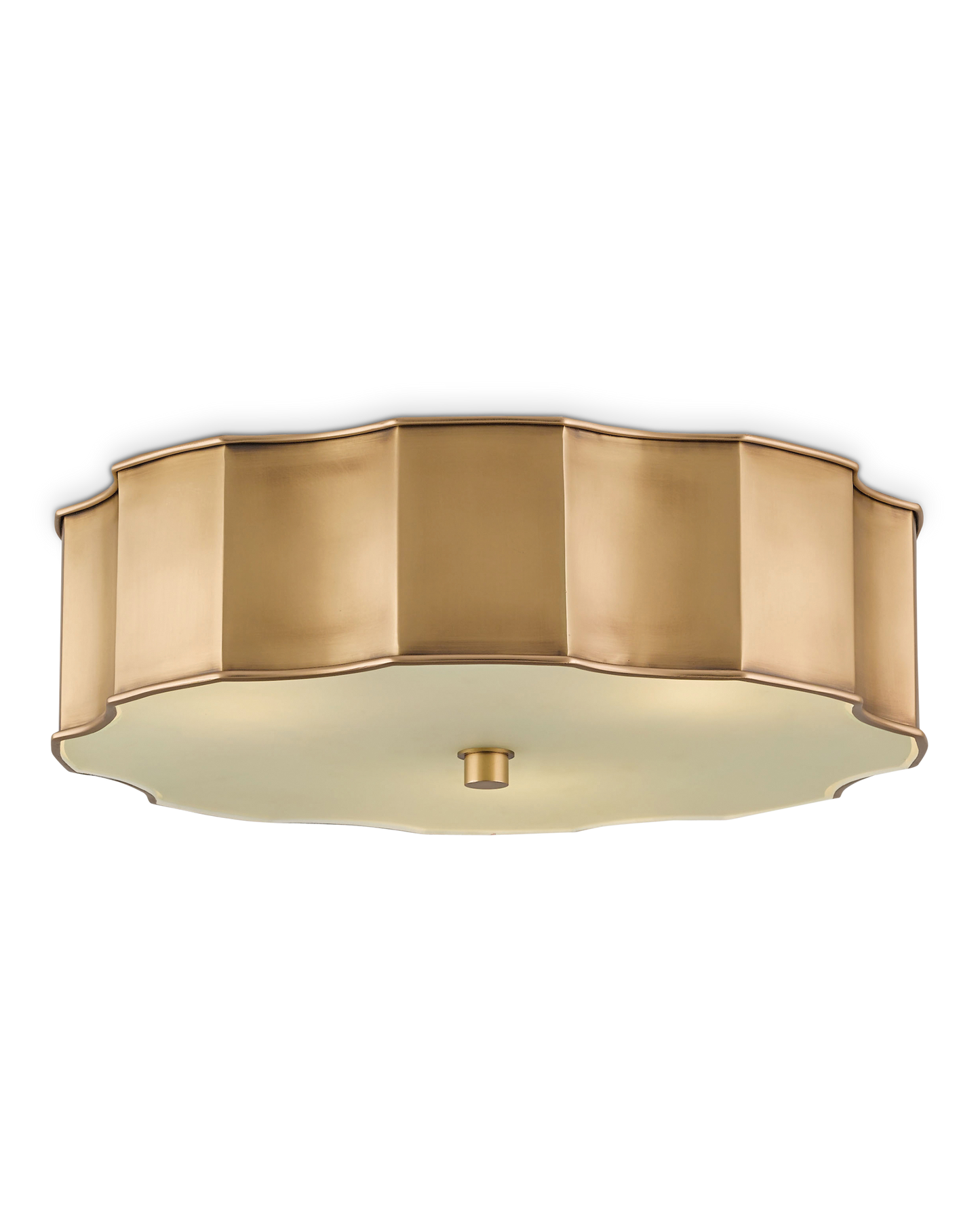Wexford Brass Flush Mount