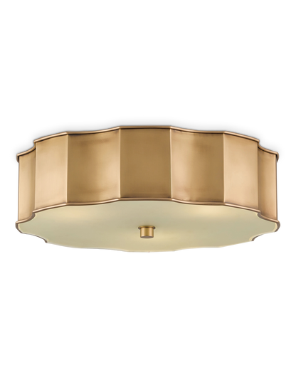 Wexford Brass Flush Mount