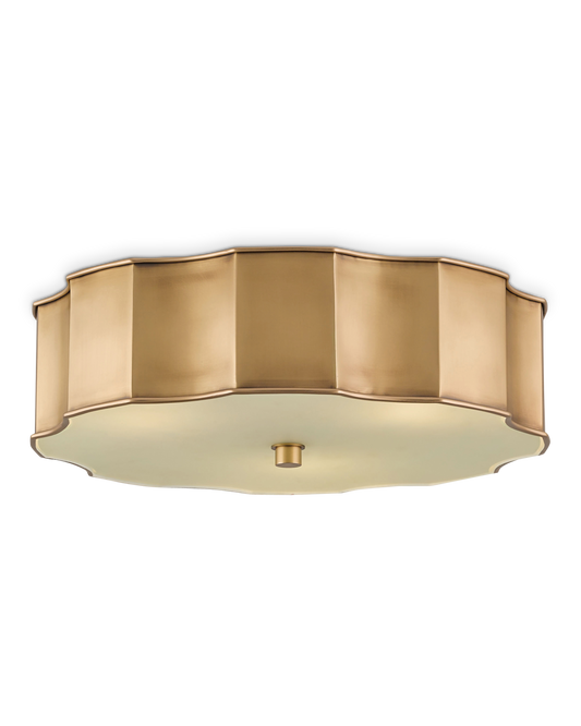 Wexford Brass Flush Mount