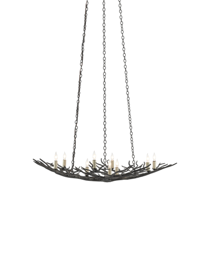 Rainforest Small Bronze Chandelier