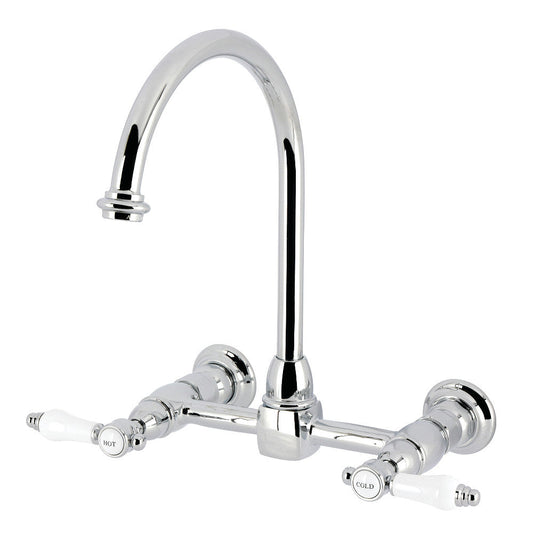 Bel-Air Bridge Kitchen Faucet in Polished Chrome
